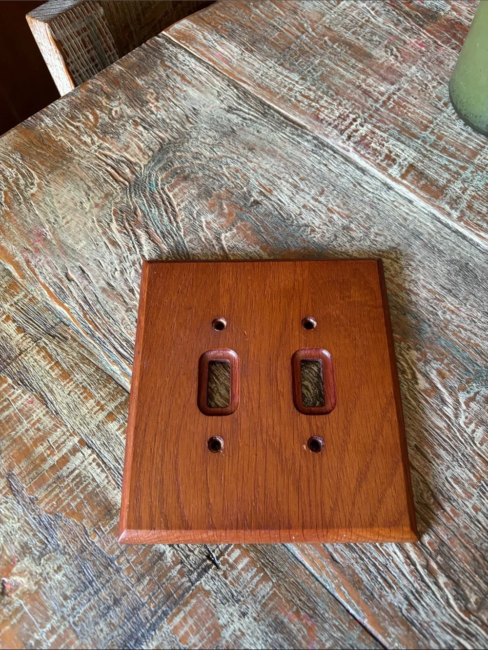 Wooden Floor/Register Vent Cover - Rich Brown